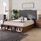 Baxton Studio Irena Transitional Wood Platform Storage Bed in Grey-Queen 237-12640-10669-ZORO - alternate 5